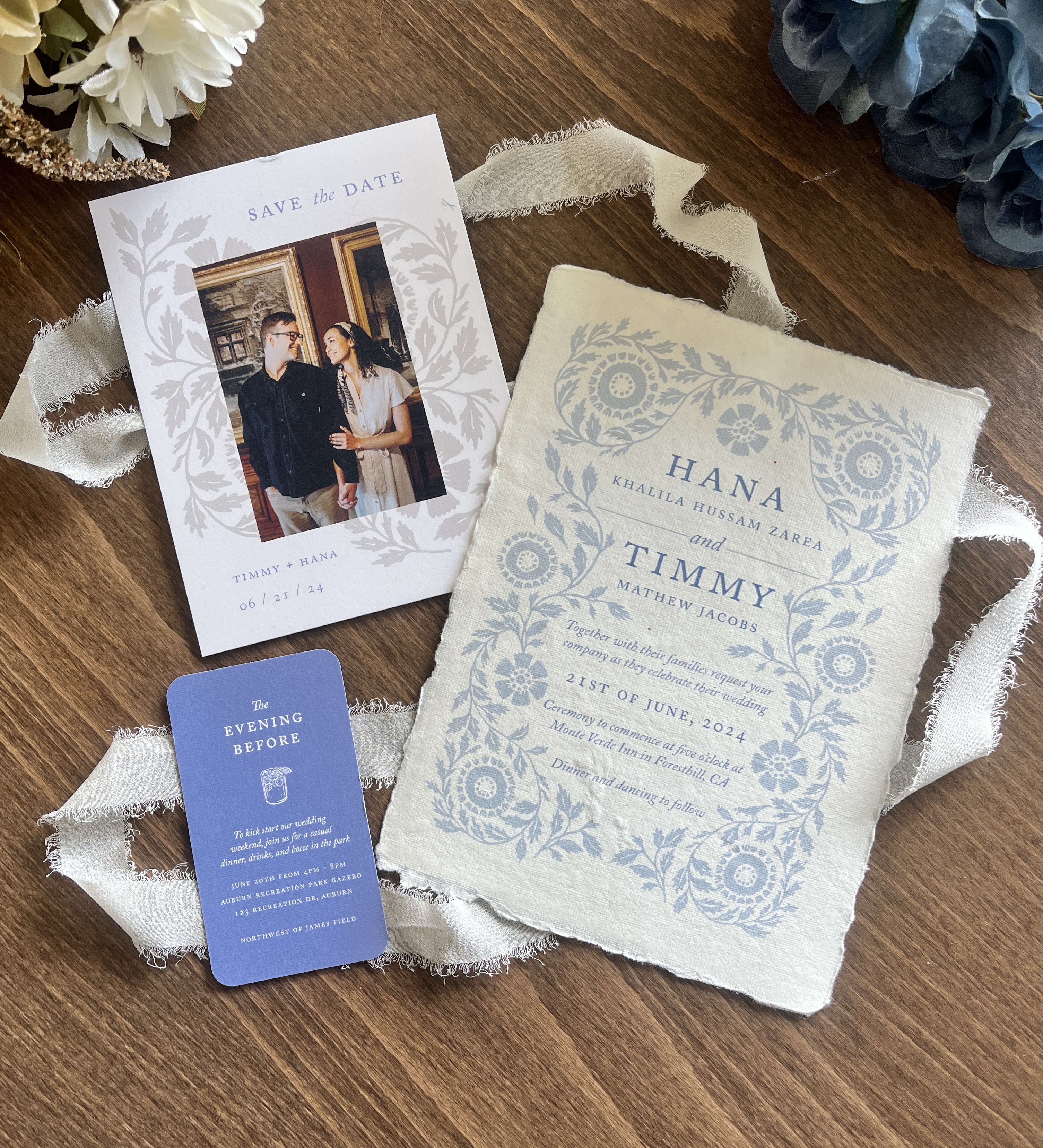 Wedding invitation suite