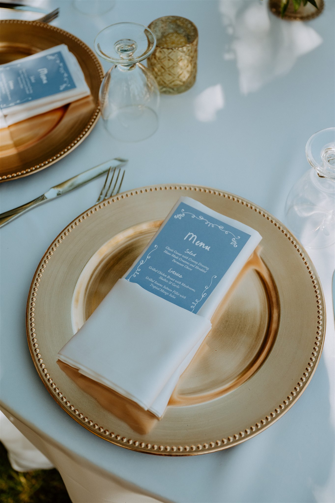Menu card