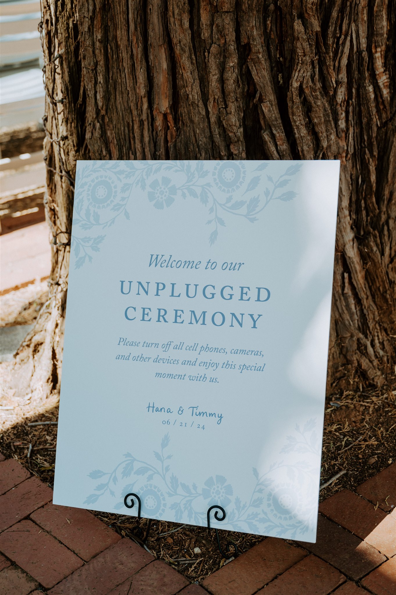 Ceremony signage