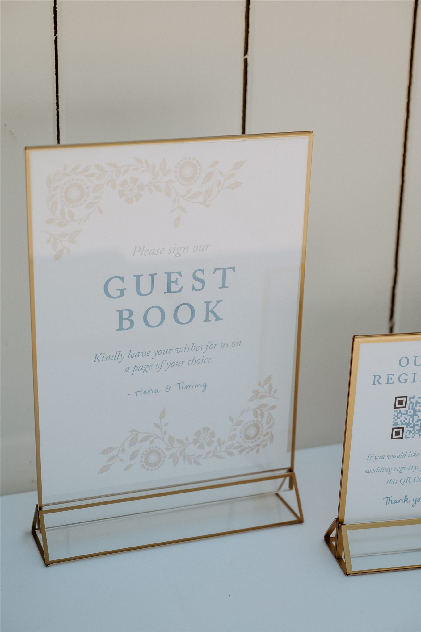Guest book sign